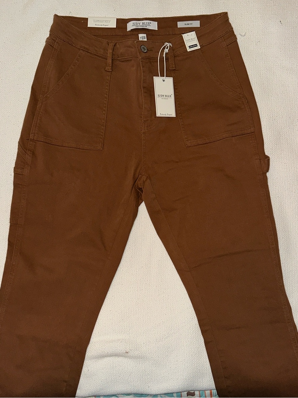 Judy Blue Women’s Cargo jeans in Brown size 11/30
